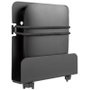AISENS Soporte Universal de Pared MPC02-155 para Mini PC y Router, Negro